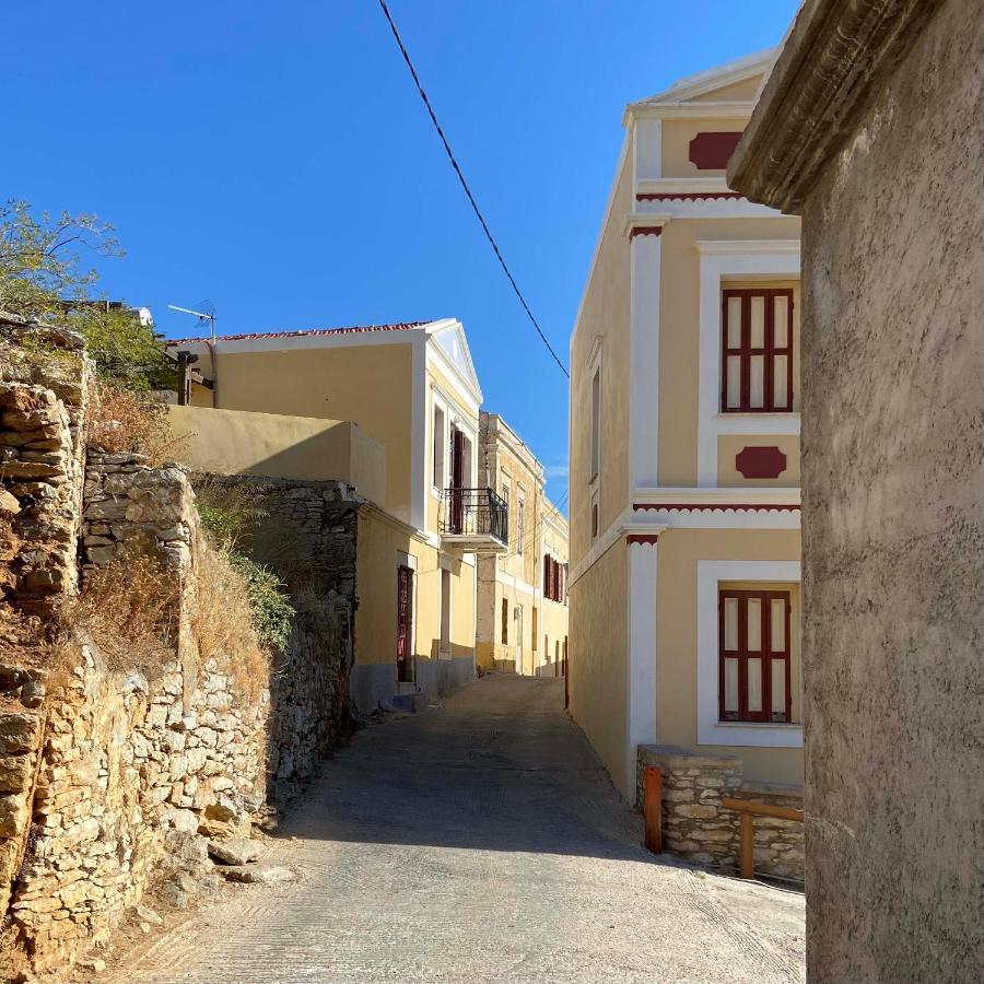 Villa Little Blue In Chorio, Symi Extérieur photo