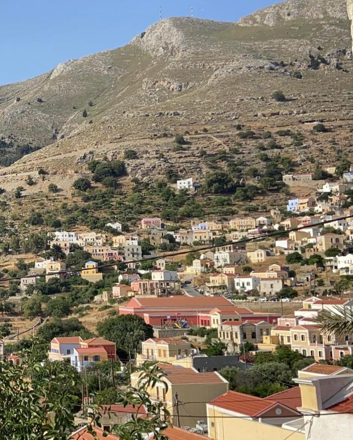 Villa Little Blue In Chorio, Symi Extérieur photo